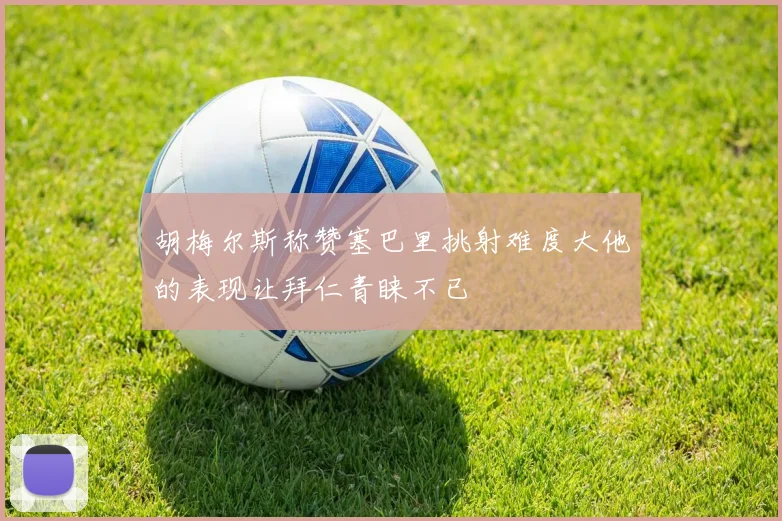 胡梅尔斯称赞塞巴里挑射难度大他的表现让拜仁青睐不已